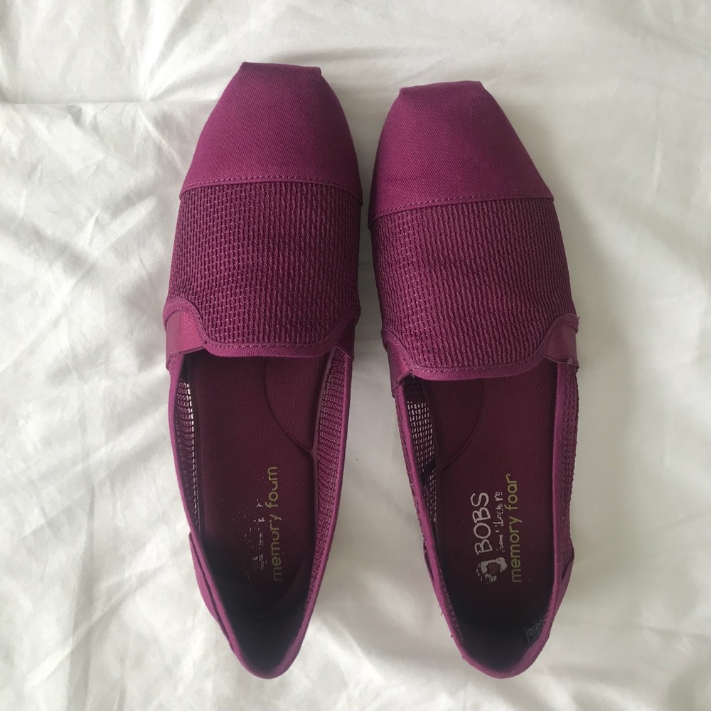 Fuschia colored BOBS by Skechers!!!!!